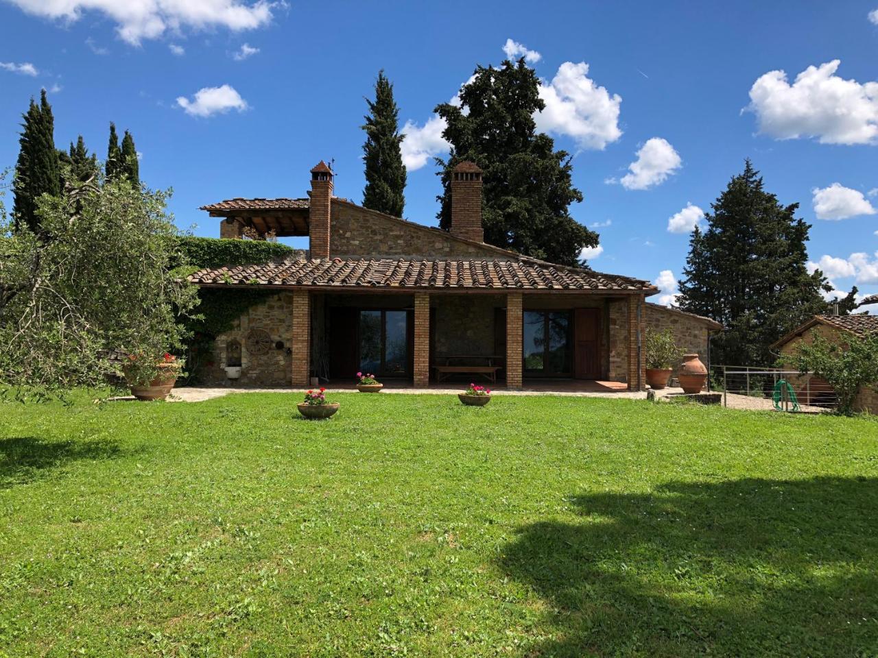 Poggio Al Sole Villa Badia A Passigano Bagian luar foto